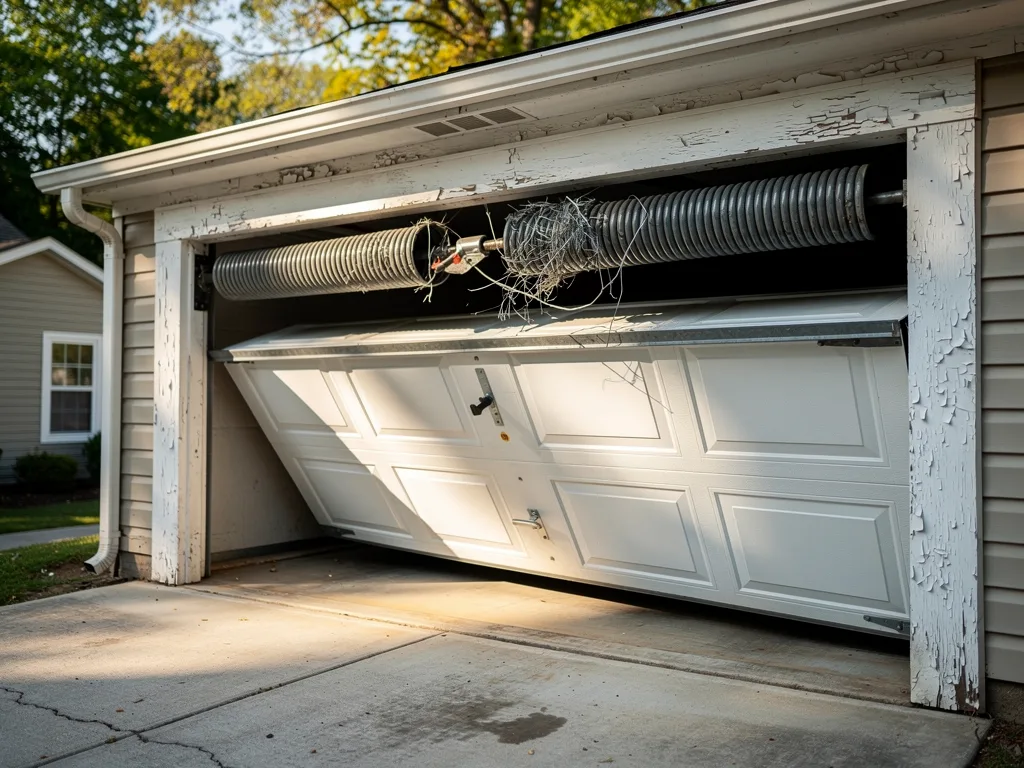 Warning signs you should never ignore on a garage door